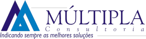 logotipo Múltipla Consultoria, escritório contábil, Rio de Janeiro